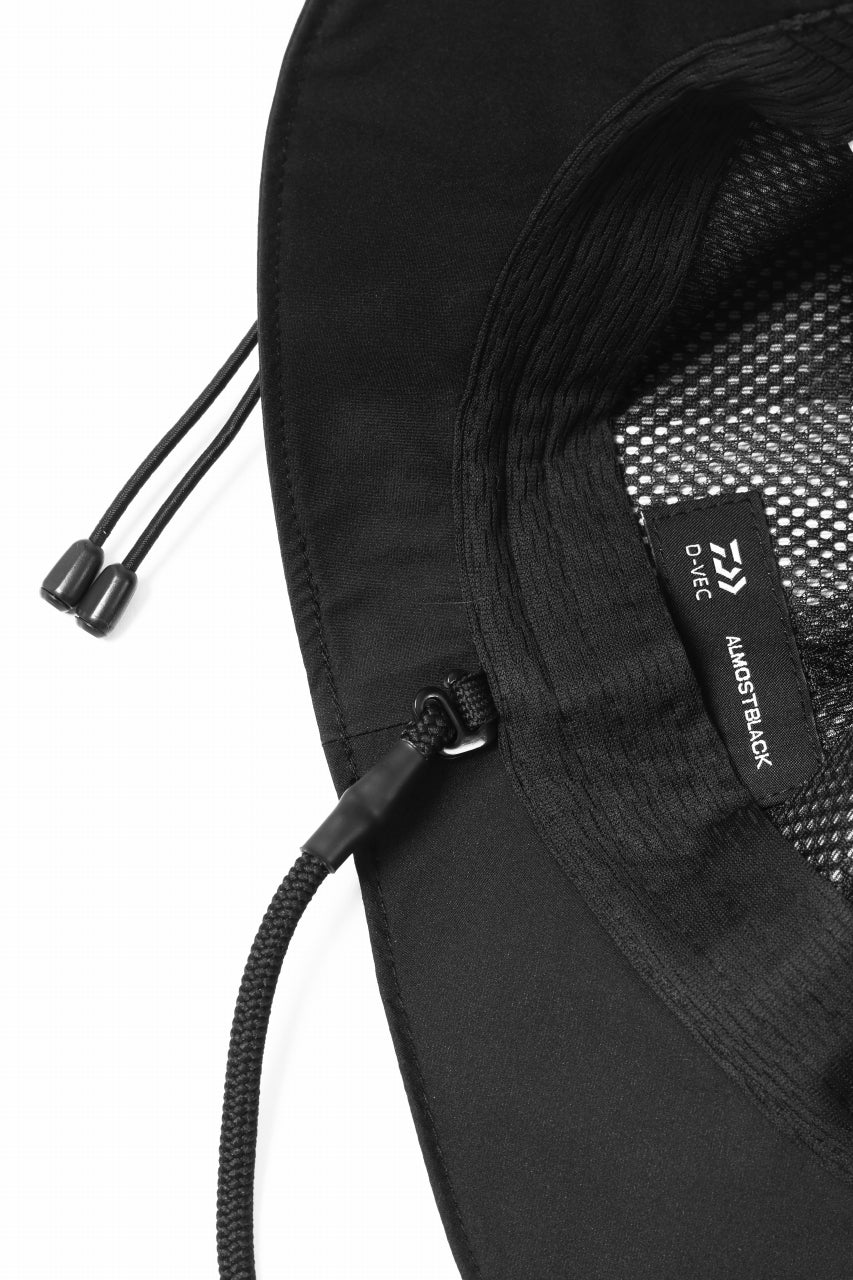 画像をギャラリービューアに読み込む, D-VEC x ALMOSTBLACK BUCKET HAT / WINDSTOPPER BY GORE-TEX LABS 3L S.D.G. (BLACK)