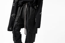 Load image into Gallery viewer, A.F ARTEFACT FRONT ZIP CARGO SAROUEL EASY PANTS (BLACK)