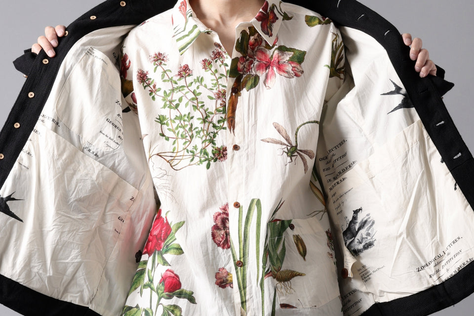 画像をギャラリービューアに読み込む, Aleksandr Manamis Classic Shirt / Type Writer Cotton (GRAND FLEUR)