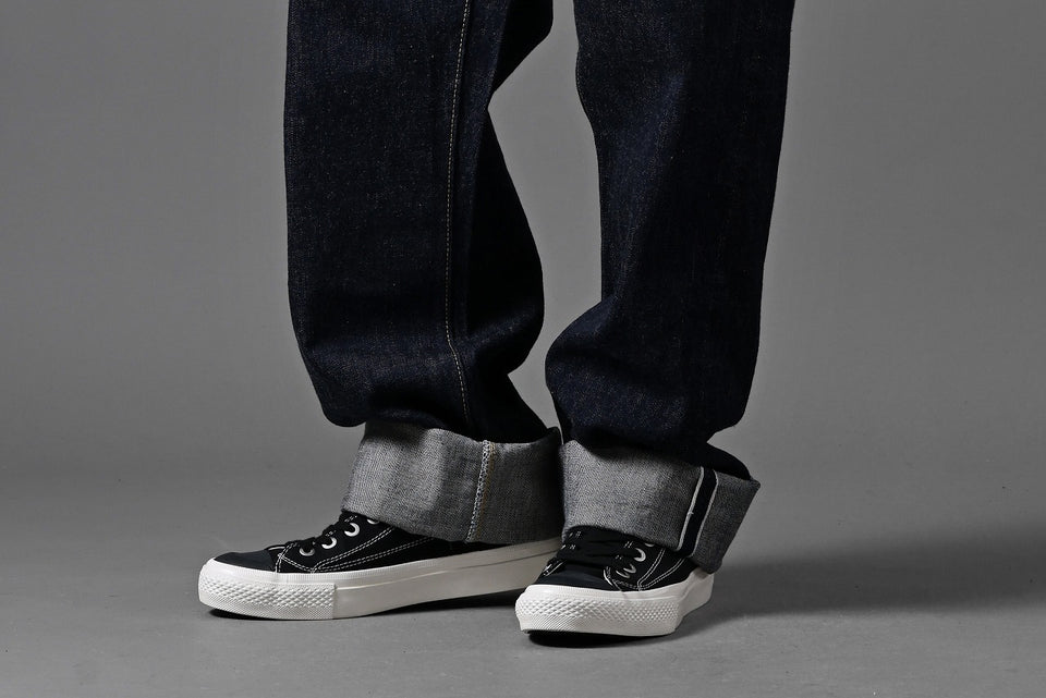 画像をギャラリービューアに読み込む, FULLCOUNT WWⅡ Model Brown Cotton Denim Pants / 13.7oz Zimbabwe Selvedge Denim (INDIGO BLUE / ONE WASHED)