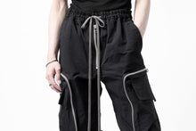 画像をギャラリービューアに読み込む, A.F ARTEFACT RADICAL-ZIP FIELD PANTS (BLACK)