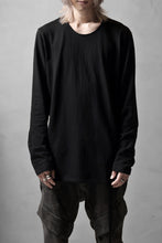 画像をギャラリービューアに読み込む, black crow x LOOM exclusive long sleeve tops / zimbabwe cotton jersey (black)