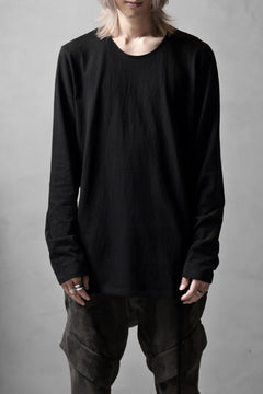 画像をギャラリービューアに読み込む, black crow x LOOM exclusive long sleeve tops / zimbabwe cotton jersey (black)