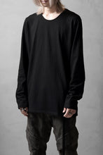 画像をギャラリービューアに読み込む, black crow x LOOM exclusive long sleeve tops / zimbabwe cotton jersey (black)