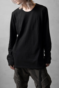 画像をギャラリービューアに読み込む, black crow x LOOM exclusive long sleeve tops / zimbabwe cotton jersey (black)