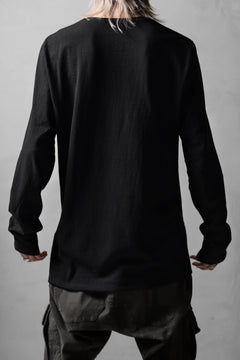 画像をギャラリービューアに読み込む, black crow x LOOM exclusive long sleeve tops / zimbabwe cotton jersey (black)