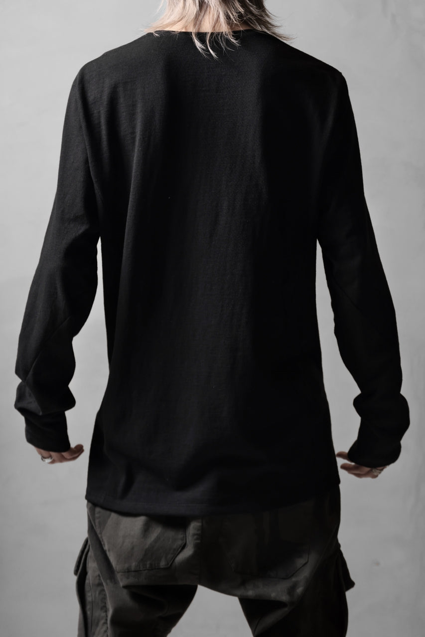 画像をギャラリービューアに読み込む, black crow x LOOM exclusive long sleeve tops / zimbabwe cotton jersey (black)