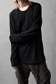 画像をギャラリービューアに読み込む, black crow x LOOM exclusive long sleeve tops / zimbabwe cotton jersey (black)