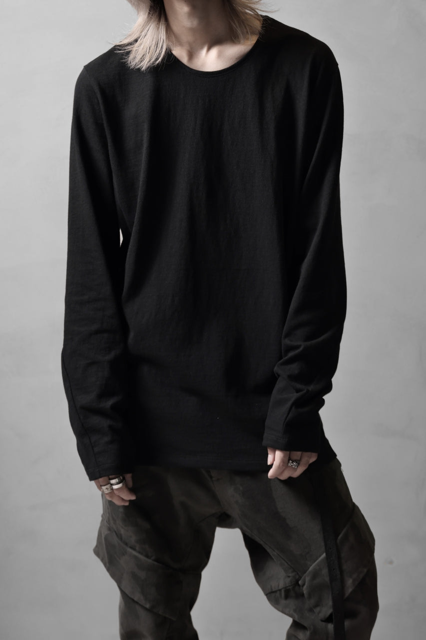 画像をギャラリービューアに読み込む, black crow x LOOM exclusive long sleeve tops / zimbabwe cotton jersey (black)