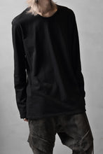 画像をギャラリービューアに読み込む, black crow x LOOM exclusive long sleeve tops / zimbabwe cotton jersey (black)