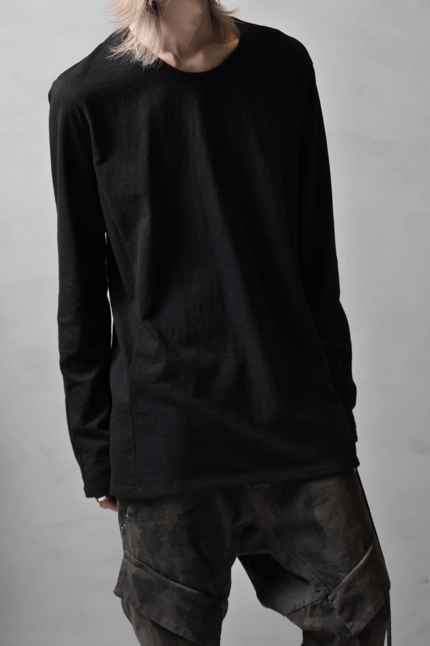 画像をギャラリービューアに読み込む, black crow x LOOM exclusive long sleeve tops / zimbabwe cotton jersey (black)