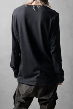 画像をギャラリービューアに読み込む, black crow x LOOM exclusive long sleeve tops / soft cotton jersey (d.grey)