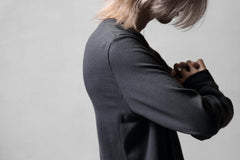 画像をギャラリービューアに読み込む, black crow x LOOM exclusive long sleeve tops / soft cotton jersey (d.grey)