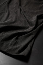 Load image into Gallery viewer, black crow x LOOM exclusive long sleeve tops / sumi dyed cotton jersey (carbon)