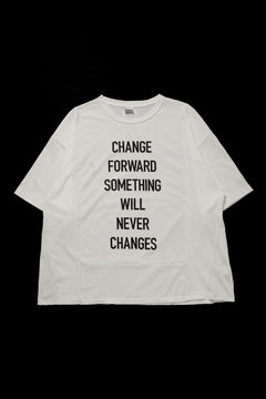 画像をギャラリービューアに読み込む, CHANGES exclusive VINTAGE REMAKE SHORT SLEEVE TEE (WHITE #A)