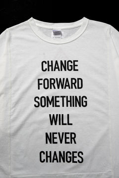 画像をギャラリービューアに読み込む, CHANGES exclusive VINTAGE REMAKE SHORT SLEEVE TEE (WHITE #A)