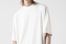 画像をギャラリービューアに読み込む, N/07 DOLMAN SHORT SLEEVE TEE / AQUASUITING THICK RIB (WHITE)