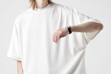 画像をギャラリービューアに読み込む, N/07 DOLMAN SHORT SLEEVE TEE / AQUASUITING THICK RIB (WHITE)