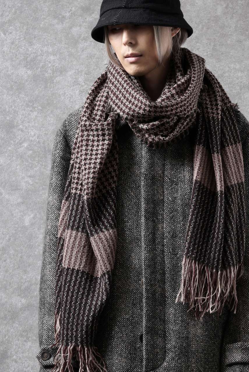 画像をギャラリービューアに読み込む, forme d'expression Poll Scarf (Wine PDP)