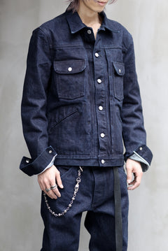 Load image into Gallery viewer, ISAMU KATAYAMA BACKLASH xx Wrangler 19oz ORIGINAL SELVEDGE DENIM JACKET (INDIGO)