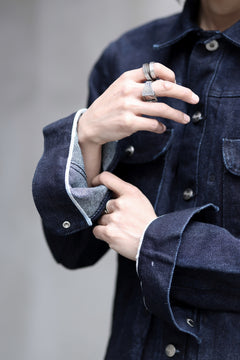 画像をギャラリービューアに読み込む, ISAMU KATAYAMA BACKLASH xx Wrangler 19oz ORIGINAL SELVEDGE DENIM JACKET (INDIGO)