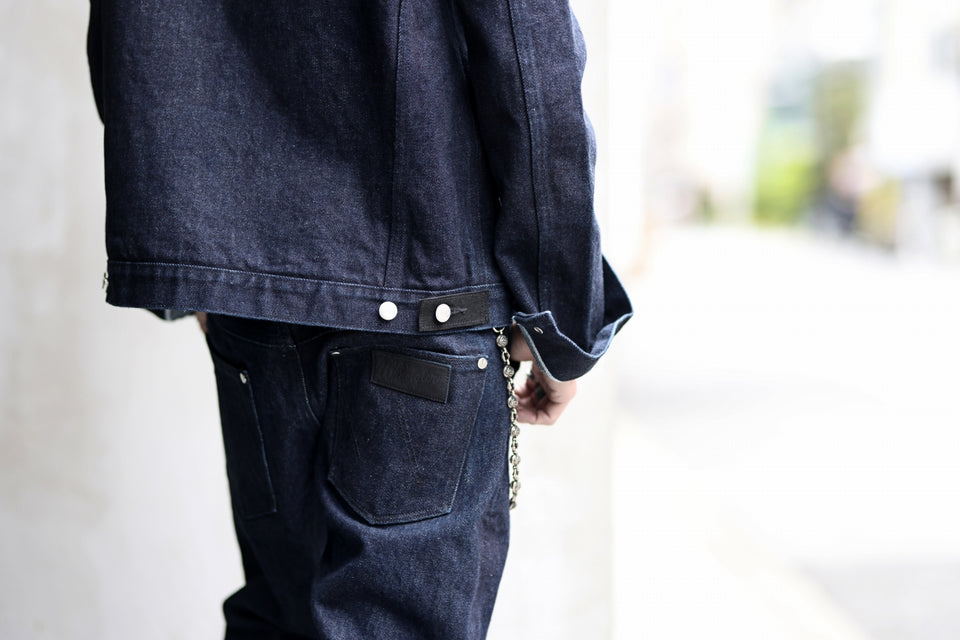 Load image into Gallery viewer, ISAMU KATAYAMA BACKLASH xx Wrangler 19oz ORIGINAL SELVEDGE DENIM PANTS (INDIGO)