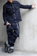 Load image into Gallery viewer, ISAMU KATAYAMA BACKLASH xx Wrangler 19oz ORIGINAL SELVEDGE DENIM PANTS (INDIGO)