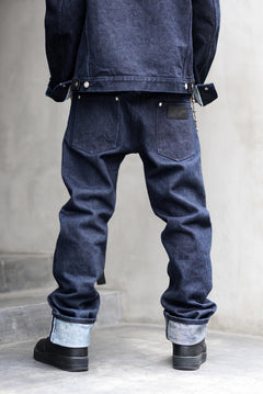 Load image into Gallery viewer, ISAMU KATAYAMA BACKLASH xx Wrangler 19oz ORIGINAL SELVEDGE DENIM PANTS (INDIGO)