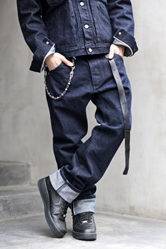 Load image into Gallery viewer, ISAMU KATAYAMA BACKLASH xx Wrangler 19oz ORIGINAL SELVEDGE DENIM PANTS (INDIGO)