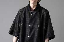 画像をギャラリービューアに読み込む, A.F ARTEFACT SNAPPED SQUEEZING SHIRT / SHADOW LACE (BLACK)