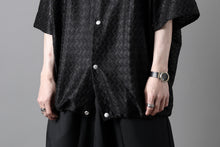 画像をギャラリービューアに読み込む, A.F ARTEFACT SNAPPED SQUEEZING SHIRT / SHADOW LACE (BLACK)