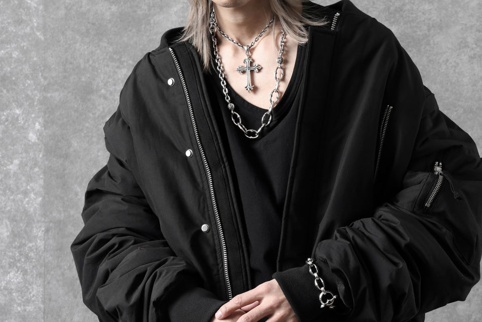 Load image into Gallery viewer, thom/krom FLIGHT BOMBER JACKET / WARM PADDED (BLACK)