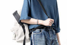 Load image into Gallery viewer, CAPERTICA OVERSIZED ASYMMETRY TEE / LINEN HEAVY JERSEY (ANTIQUE BLACK)