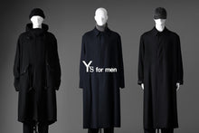画像をギャラリービューアに読み込む, Y's for men  SOUTIEN COLLAR COAT / SMOOTH FLANNEL (NAVY)