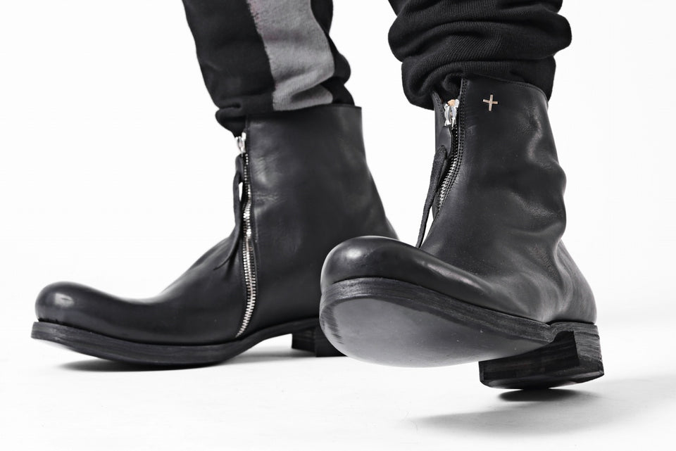 Load image into Gallery viewer, m.a+ side zipped short boot / S1G2Z/VA1,5 (BLACK)
