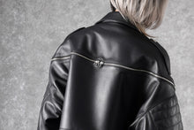 画像をギャラリービューアに読み込む, FACETASM×AVIREX ZIP DOUBLE RIDERS JACKET (BLACK)