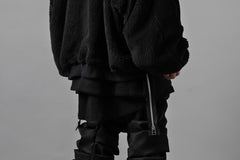 Load image into Gallery viewer, A.F ARTEFACT MA-1 HOODIE JACKET / TEDDY BOA FLEECE (BLACK)