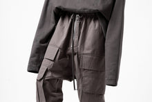 画像をギャラリービューアに読み込む, A.F ARTEFACT FRONT ZIP CARGO SARROUEL EASY PANTS (GREY)
