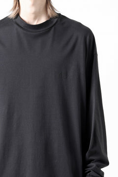 画像をギャラリービューアに読み込む, Y-3 Yohji Yamamoto MOCK NECK L/S TEE / BETTER SCJ (BLACK)