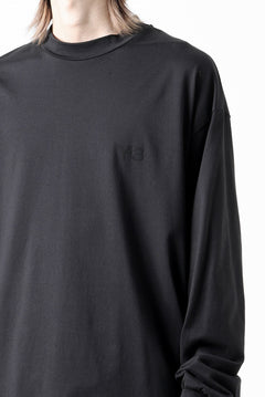 画像をギャラリービューアに読み込む, Y-3 Yohji Yamamoto MOCK NECK L/S TEE / BETTER SCJ (BLACK)