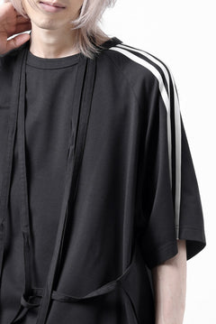 画像をギャラリービューアに読み込む, Y-3 Yohji Yamamoto SAIL CLOSURE SHORT SLEEVE TEE (BLACK)