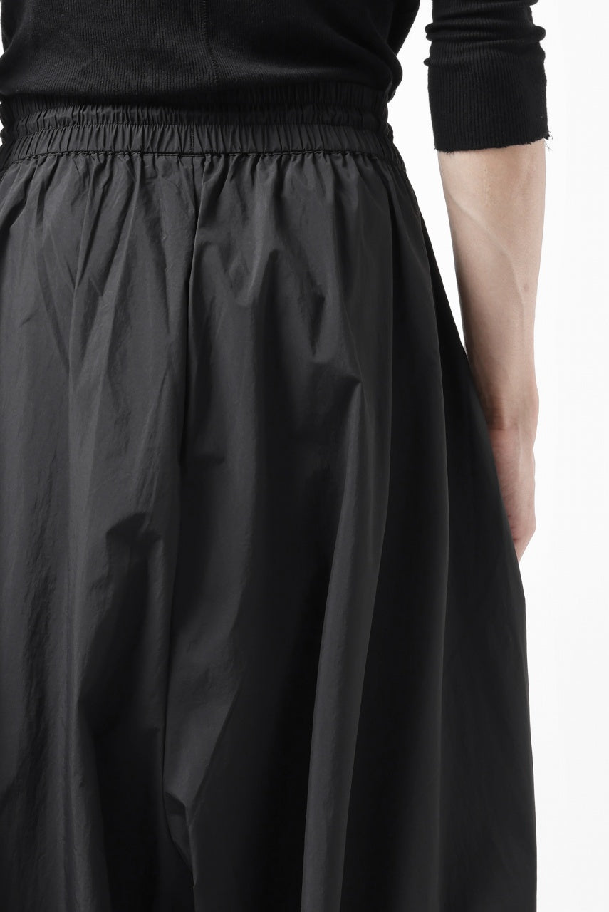 画像をギャラリービューアに読み込む, Y-3 Yohji Yamamoto THREE STRIPES SUPER WIDE PANTS / SILKY NYLON (BLACK)