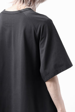 画像をギャラリービューアに読み込む, Y-3 Yohji Yamamoto SAIL CLOSURE SHORT SLEEVE TEE (BLACK)