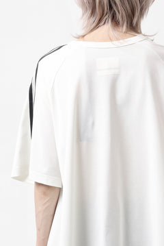 画像をギャラリービューアに読み込む, Y-3 Yohji Yamamoto SAIL CLOSURE SHORT SLEEVE TEE (OFF WHITE)