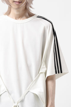 画像をギャラリービューアに読み込む, Y-3 Yohji Yamamoto SAIL CLOSURE SHORT SLEEVE TEE (OFF WHITE)