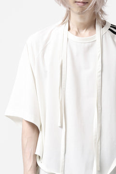 画像をギャラリービューアに読み込む, Y-3 Yohji Yamamoto SAIL CLOSURE SHORT SLEEVE TEE (OFF WHITE)