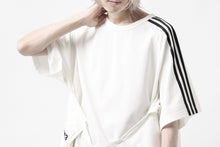 画像をギャラリービューアに読み込む, Y-3 Yohji Yamamoto SAIL CLOSURE SHORT SLEEVE TEE (OFF WHITE)
