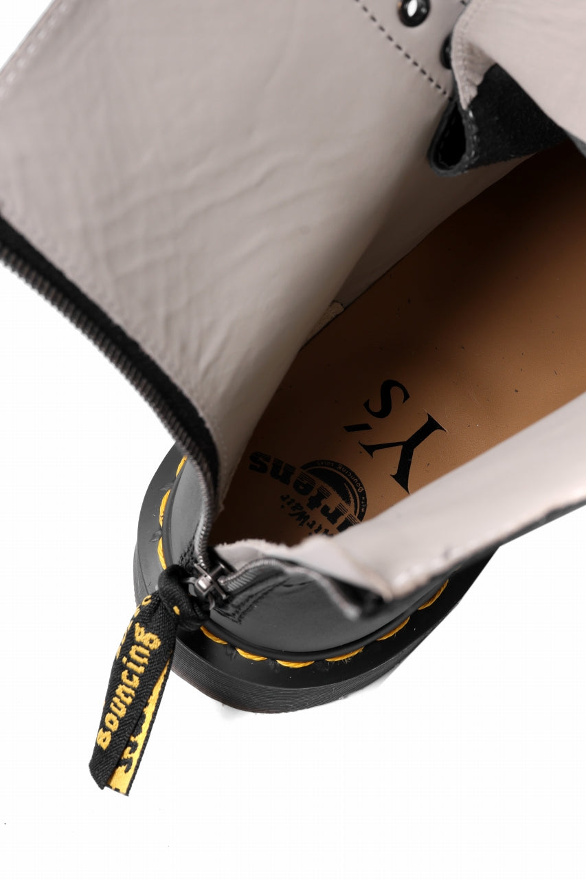 画像をギャラリービューアに読み込む, Y's x Dr. Martens 10-EYES BACK ZIP BOOTS 1490 / SMOOTH COWHIDE (BLACK)