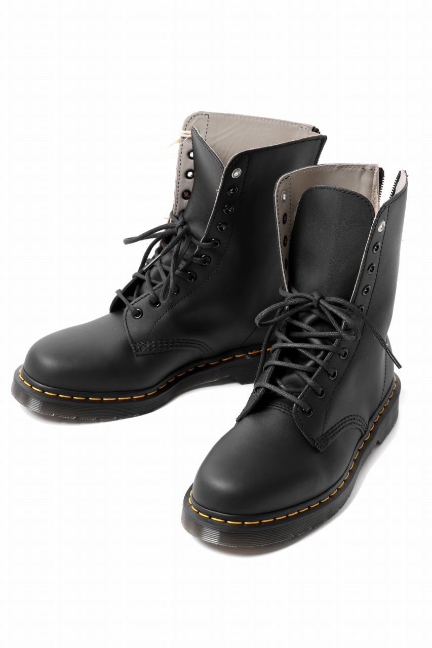 画像をギャラリービューアに読み込む, Y's x Dr. Martens 10-EYES BACK ZIP BOOTS 1490 / SMOOTH COWHIDE (BLACK)