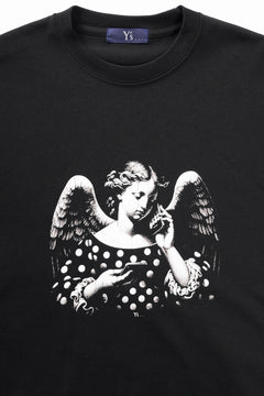 画像をギャラリービューアに読み込む, Y's.... ANGEL PRINT T SHIRT A (BLACK)